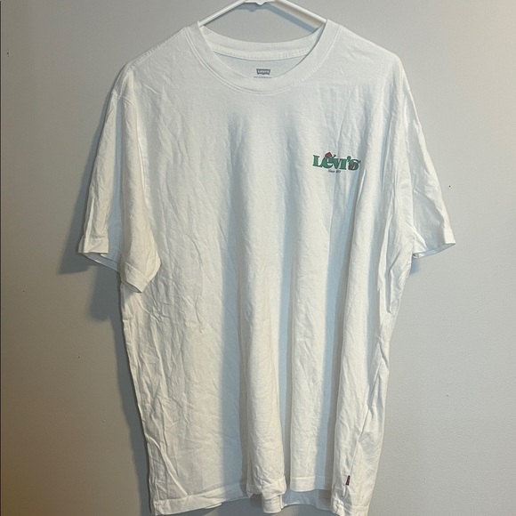 Levi's White Short Sleeve Tee with Logo - Picture 1 of 9